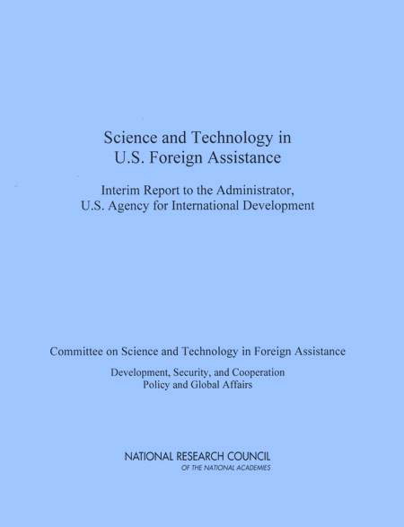 Report Cover: Sciences & Technology (Foreign)
