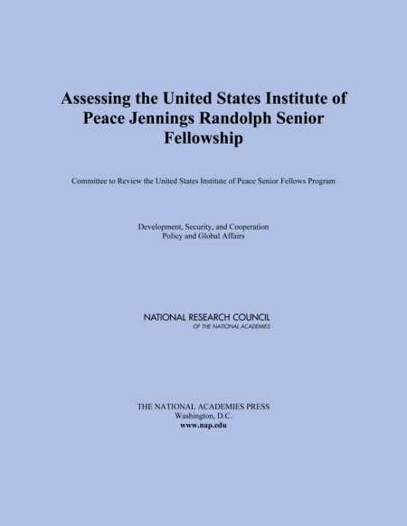 Report Cover: Assessing the US