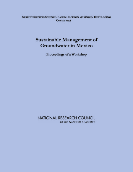 Report Cover: Sustainable Management of Groundwater
