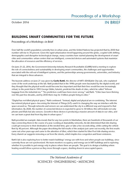 Building Smart Communities Cover